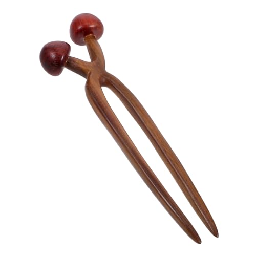WOONEKY Haargabel Für Frauen Holz-haarstab U-förmige Haarnadel Haarschmuck Für Dutts Vintage-haarspange Haar-accessoire Für Mädchen Und Damen von WOONEKY