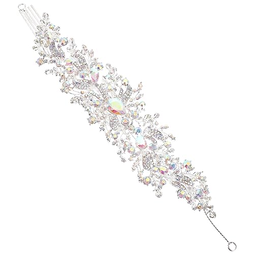 WOONEKY Chic Braut Haar Zubehör Strass Haarnadel Hochzeit Haar Kamm Clips Frauen Haarnadel von WOONEKY