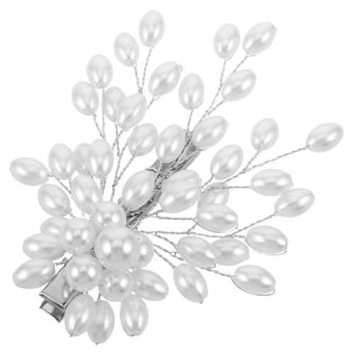 WOONEKY Braut Haarspange Haarnadel Für Hochzeit Haarteil Brautjungfernspange Leicht Und Bequem Modeaccessoire von WOONEKY