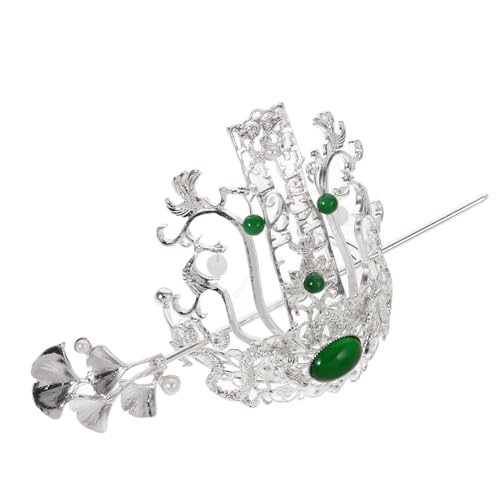 WOONEKY Haarnadel Im Han-stil Und Haarkrone Klassisches Haarschmuck Herren Antiker Stil Hochzeitsetikette Haarschmuck Für Männer Vintage-haarnadel Haarkronen-kopfschmuck von WOONEKY