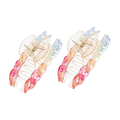 WOONEKY Haarnadeln Im Modischen Design 2er-pack Acryl-haarklammern Haar-accessoires Für Frauen Und Mädchen von WOONEKY