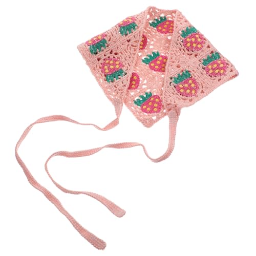 WOONEKY Haartücher Gehäkeltes Bandana Für Damen Bandana-schal Kopfbandana Für Damen Gehäkeltes Haartuch Für Haare Dreieckiges Dreieckiges Haartuch Haartücher Kopftuch Kopftuch von WOONEKY