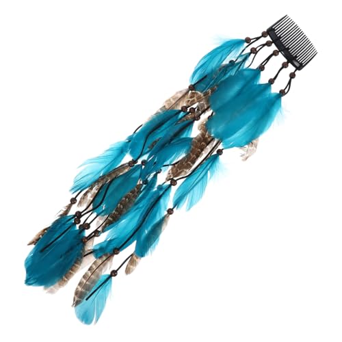 WOONEKY Bohemian Plume Headdress Für Frauen Stilvolles Feder-haarband Im Vintage-design Für Festivals Partys Und Hochzeiten Dekoratives Kopfschmuck-accessoire von WOONEKY
