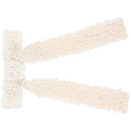 WOONEKY Haarspange Mit Perlen Für Damen Handgefertigter Haarclip Im Eleganten Design Für Hochzeiten Und Besondere Anlässe Vielseitig Kombinierbar Perfekter Haarschmuck Für Look von WOONEKY