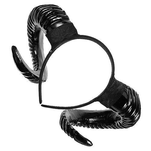 WOONEKY Halloween Sheep Horn Haarschmuck Dekorative Kopfbedeckung Für Halloween-feiern Und Langlebig Für Erwachsene Geeignet von WOONEKY