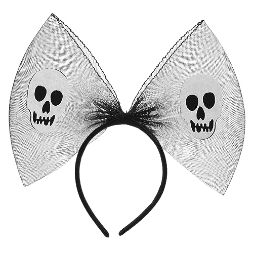 WOONEKY Halloween Stirnband Schleifen-stirnband Dekoratives Haarband Cosplay Party Haar-accessoire Für Erwachsene von WOONEKY