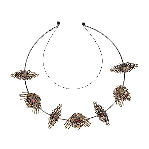 WOONEKY Cosplay Haarreif Mit Gothic Skull Design Für Festivals Partys Und Halloween Als Fotorequisit Für Damen Bequem Und Stilvoll von WOONEKY