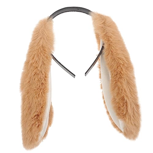 WOONEKY Leichtes Hasen-stirnband Aus Plüsch Cosplay-party Haar-accessoire Kopfbedeckung von WOONEKY