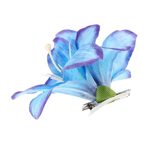 WOONEKY Hawaiian Flower Haarklammer aus Kunstblumen Haarspange für Damen für Sommer Outfits Strand und Boho Stil Vielseitig Einsetzbar und Leicht zu Stylen von WOONEKY