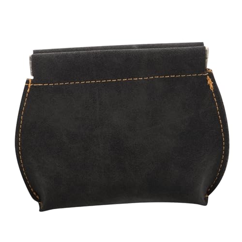 WOONEKY Herren Geldbörse aus PU Leder Vintage Stil Kompakte Leichte Geldtasche mit Münzfach und Großem Stauraum Tragbar für Geschäftsreisen und Alltag Praktische Portemonnaie Börse von WOONEKY