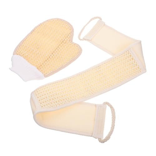 WOONEKY Badehandtücher Hautreinigungstuch Peelingtuch Für Bad Dusche Körperpflege Hautpeeling Tuch Für Hause Anwendung von WOONEKY