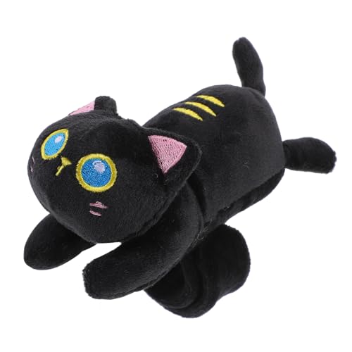 WOONEKY Katzenförmiges Plüsch Klatscharmband Lustiges Tiermotiv Handgelenksband für Partys Mitbringsel für Kindergeburtstage und von WOONEKY