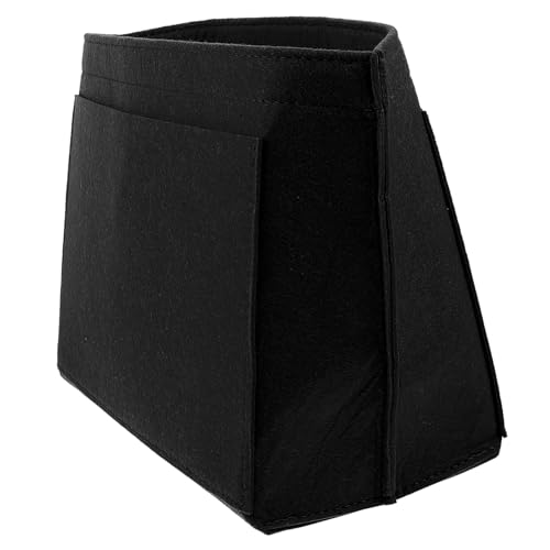 WOONEKY Felt Purse Organizer Für Handtaschen Praktischer Bag Insert Für Kosmetik Und Kleine Gegenstände Schwarz Mittelgröße Für Damen Aufbewahrung Und Organisation von WOONEKY