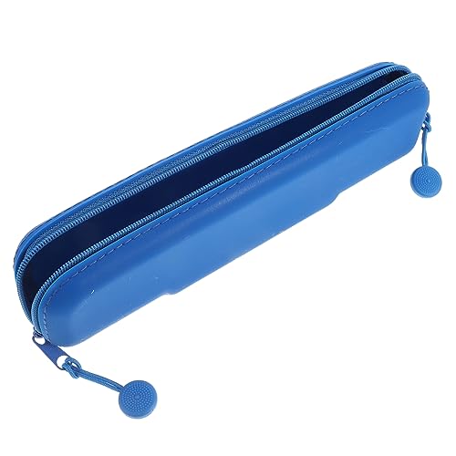 WOONEKY Kompakte Silikon Make Up Pinsel Tragbarer Make Up Pinsel Halter mit Reißverschluss für Reisen und Outdoor und Staubdicht Damen von WOONEKY