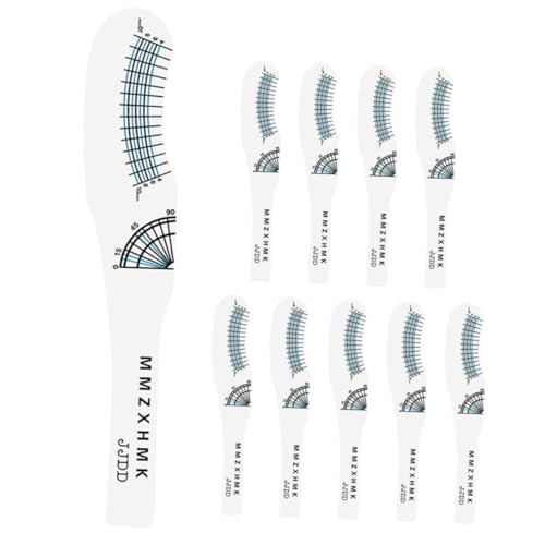 WOONEKY 10stücke Pack Wimpern-messlineale Aus Papier Zur Genauen Messung Von Wimpern-schwunggrad Und Professionelles Bastelwerkzeug Für Wimpernherstellung Kompakt Und Wiederverwendbar WOONEKY 10stücke Pack Wimpern-messlineale Aus Papier Zur Genauen Messung Von Wimpern-schwunggrad Und Professionelles Bastelwerkzeug Für Wimpernherstellung Kompakt Und Wiederverwendbar von WOONEKY