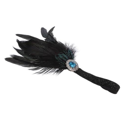 WOONEKY Karnival Plume Haarband Für Frauen Handgefertigtes Stirnband Mit Federn Für Bühnenauftritte Partys Und Hochzeiten von WOONEKY