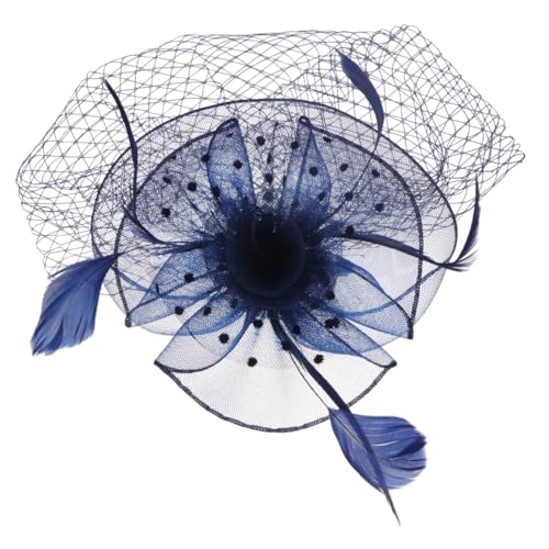 WOONEKY Performance-kopfschmuck Für Cosplay Haar-accessoires Für Partys Eleganter Netzhut Für Damen von WOONEKY