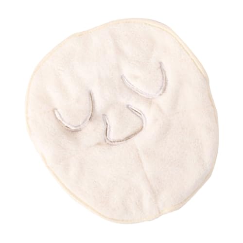 WOONEKY Korallenfleece Gesichtstuch für Damen Dickes Feuchtigkeitsspendendes Wiederverwendbares Beauty Masken Handtuch Geeignet für Heiße und Kalte Kompressen Große Abdeckung von Stirn von WOONEKY