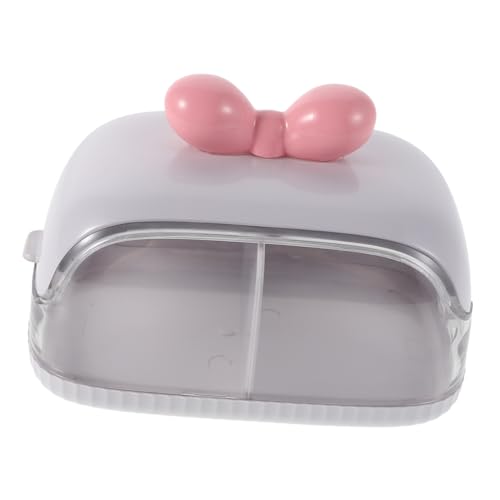 WOONEKY Kosmetik-aufbewahrungsbox Mit Deckel Staubdicht Großes Fassungsvermögen Organizer Für Beauty-schwämme Und Make-up-zubehör Praktisch Für Schminktisch Und Reisen von WOONEKY