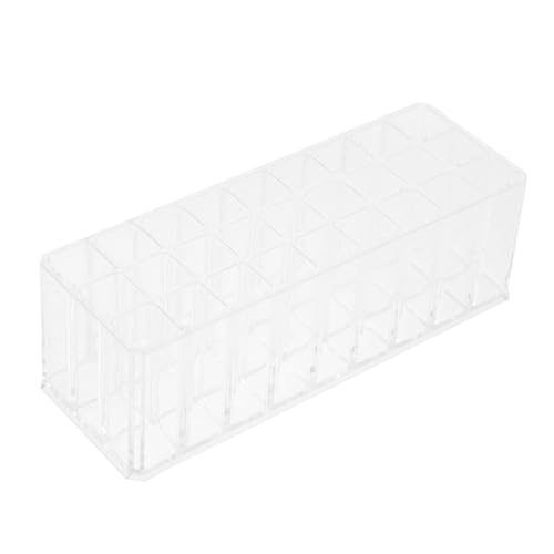 WOONEKY Kosmetik-aufbewahrungskoffer Lippenstift-vertikalbox Desktop-organizer 27-fach-lippenstift-displayständer von WOONEKY