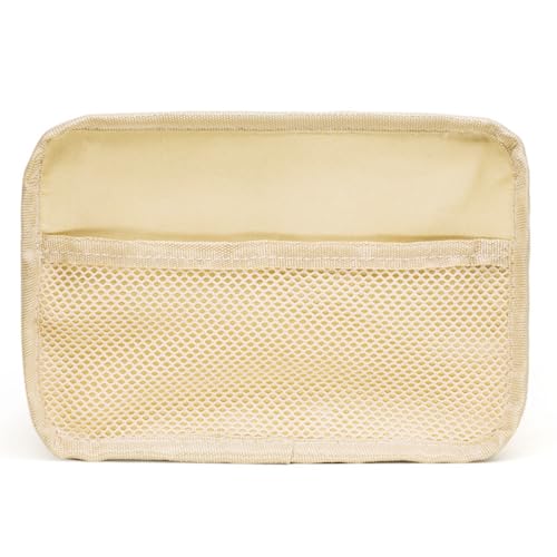 WOONEKY Kulturbeutel Für Reisende Damen Marmormuster Make-up-Tasche Großer Stauraum Leicht Schwarzer Reißverschluss von WOONEKY