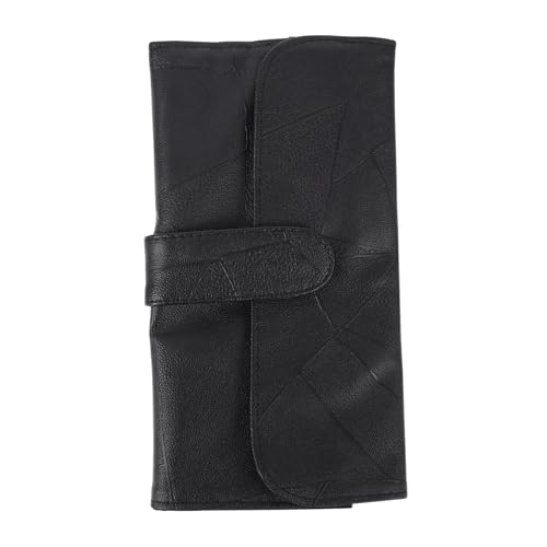 WOONEKY Kosmetiktasche für Make Up Pinsel Fach Elastische Fächer Kompakter Reise Organizer Tragbarer Kosmetikbeutel und Platzsparend für Unterwegs und Alltag von WOONEKY