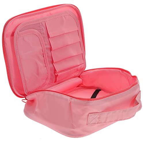 WOONEKY Reißverschluss-Kosmetiktasche Für Damen Reise-Make-up-Tasche Mit Mehreren Fächern Aufbewahrungstasche Für Kosmetika Tragbarer Schminkbeutel Für Camping Und Reisen von WOONEKY