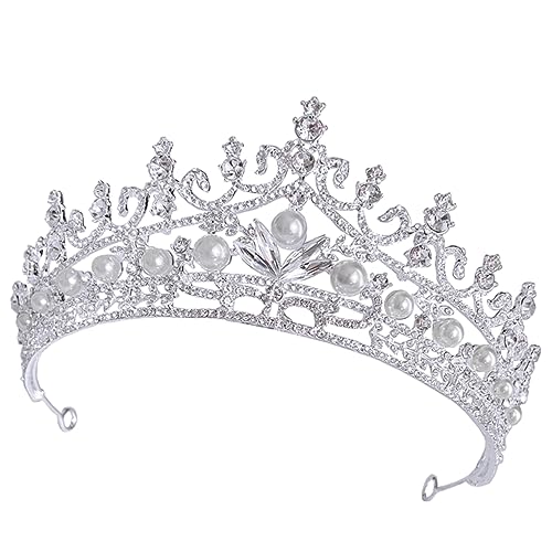 WOONEKY Strasssteine ​​für Die Braut Hochzeitskrone Haarschmuck Für Damen Für Partys Und Formelle Anlässe von WOONEKY