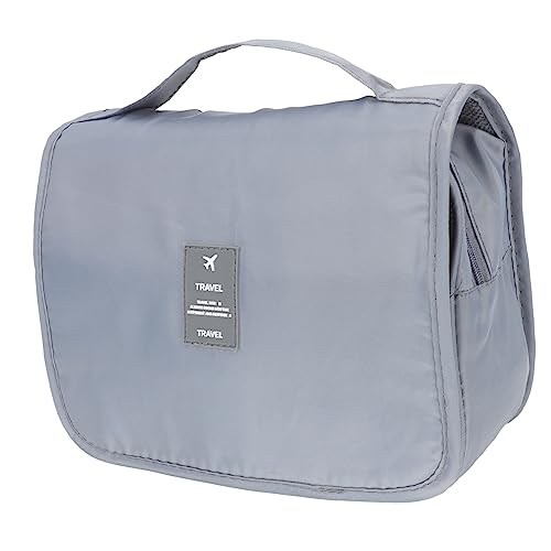 WOONEKY Kulturbeutel Hängend Faltbare Kosmetiktasche Große Kapazität Reise Make Up Organizer für Damen und Herren mit Griff von WOONEKY