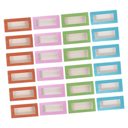 WOONEKY 24stücke Wimpern Box Falsche Wimpern Organizer Tragbare Fall Aufbewahrungsbox von WOONEKY
