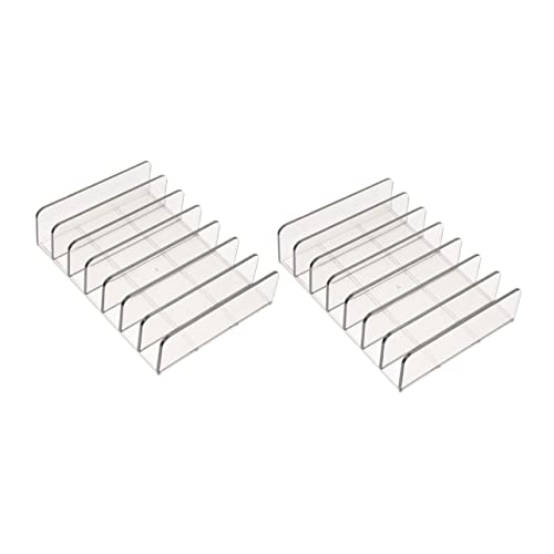 WOONEKY Eyeshadow Organizer Aus Transparentem Kunststoff Mit Fächern Für Lidschatten-paletten Praktischer Make-up Für Schminktisch Und Kosmetikaufbewahrung von WOONEKY