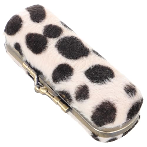 WOONEKY Lippenstiftbox Aus Eisen Mit Samtfutter Und Kleinem Spiegel Tragbarer Lippenstift-Organizer Für Handtasche Geeignet Für Lippenstifte Lippenbalsam Und Gloss von WOONEKY