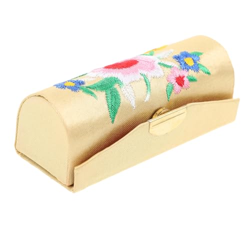 WOONEKY Lippenstiftetui Im Chinesischen Stil Mit Spiegel Eleganter Make-up Organizer Für Handtaschen Tragbare Kosmetikaufbewahrung Für Damen Stilvolles Und Funktionales Accessoire Für von WOONEKY