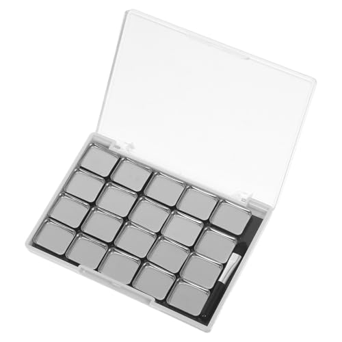 WOONEKY Magnetische Leere Makeup Palette mit Metall-pfännchen und Pinsel Anpassbares Aufbewahrungs Lidschatten und Lippenstift Praktische DIY Kosmetik-organizer Box WOONEKY Magnetische Leere Makeup Palette mit Metall-pfännchen und Pinsel Anpassbares Aufbewahrungs Lidschatten und Lippenstift Praktische DIY Kosmetik-organizer Box von WOONEKY