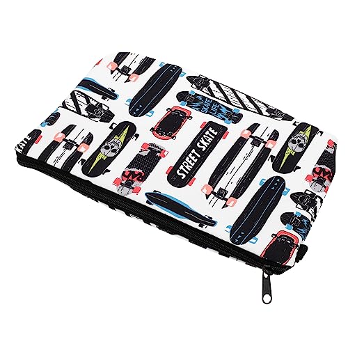 WOONEKY Wasserdichter Toiletry Bag Mit Kreativem Skull Design Für Männer Und Frauen Praktischer Reise-Make-up-Beutel Und Kosmetik Aufbewahrungstasche Für Unterwegs von WOONEKY