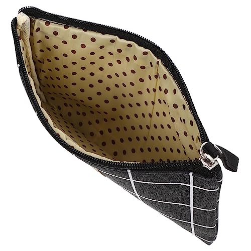 WOONEKY Make-up-Tasche Mit Reißverschluss Multifunktionaler Kulturbeutel Für Kosmetika Und Toilettenartikel Tragbarer Reise Organizer Mit Aufbewahrungstasche Für Handy Und Zubehör von WOONEKY