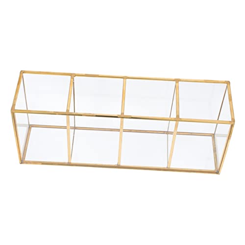 WOONEKY Make-up-hüllen Tabletts Desktop-Kosmetik-Organizer Aufbewahrungsbox Stabiler Make-up-Organizer Für Lippenstifte Schönheitsprodukte von WOONEKY