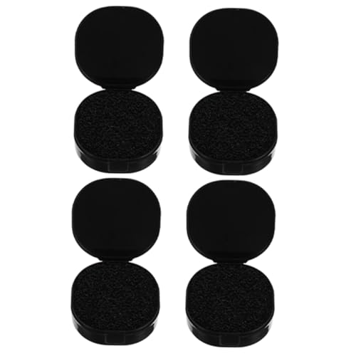 WOONEKY 4-teilige Werkzeugboxen Für Make-up-pinselreiniger Einfach Zu Verwendende Pinselreinigungsschwämme Für Lidschatten Sicheres Material Kompakte Reisegröße von WOONEKY