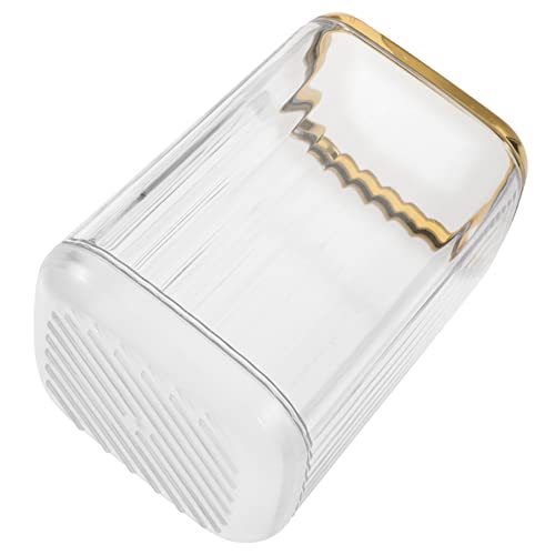 WOONEKY Makeup Pinselhalter Und Stiftbehälter Transparenter Organizer Für Kosmetik Und Bürobedarf Stilvoller Aufbewahrungsbehälter Für Schminktisch Und Schreibtisch Leicht Und von WOONEKY