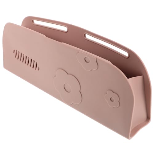 WOONEKY Makeup Pinsel Organizer Silikon Kosmetik Aufbewahrungsbox Großes Fassungsvermögen Leicht Tragbar Reise Make Up Pinselhalter Praktisch Pflegeleicht von WOONEKY