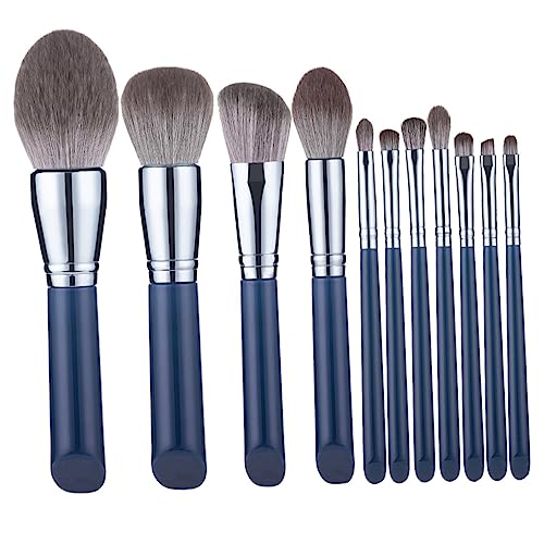 WOONEKY 11stücke Teiliges Makeup-pinselset Mit Holzgriffen Und Ultraweichen Borsten Für Tägliche Anwendung Und Anfänger Perfektes Für Teenager-mädchen Tragbar Und Pflegeleicht von WOONEKY