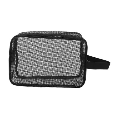 WOONEKY Mesh Bag Toiletry Bag Für Herren Atmungsaktive Reise-waschtasche Mit Großem Stauraum Für Fitness Camping Und Alltag Wasserabweisende Dusch-Organizer Mit Praktischem Tragegriff von WOONEKY