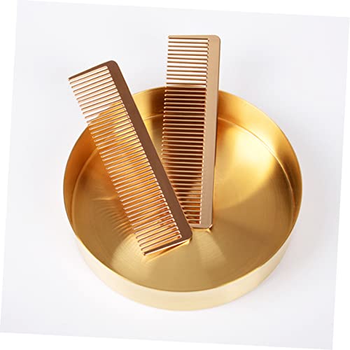 WOONEKY Metal Comb Für Haarstyling Tragbarer Einfacher Friseurkamm Aus Metall Für Damen Und Herren Antistatisch Ergonomisch Und Geeignet Für Haartypen von WOONEKY