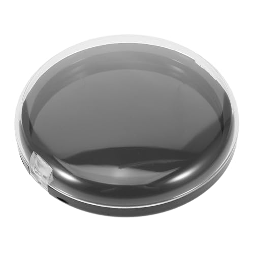 WOONEKY Mini Bh organizer mit Transparentem Deckel Kleiner Runder Bh aufbewahrungskoffer für Damen Leichte und Kompakte Reisebox zur Praktischen Unterwäscheaufbewahrung von WOONEKY