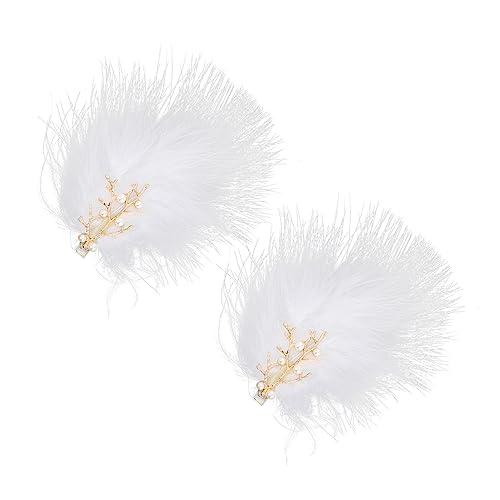 WOONEKY 2stücke Deer Horn Hairpin Elch Geweih Entenschnabel Clip Haarspange Mädchen Weihnachts Haaraccessoires Glänzender Clip Mit Kunstgeweih-ornament Für Party Hochzeit Geburtstag von WOONEKY