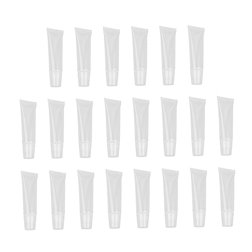 WOONEKY 40stücke Leere Lippenbalsam Röhrchen Transparente Kosmetikbehälter Für Lip Gloss Lip Pomade Und Diy Lippenpflege Für Frauen Und Mädchen von WOONEKY