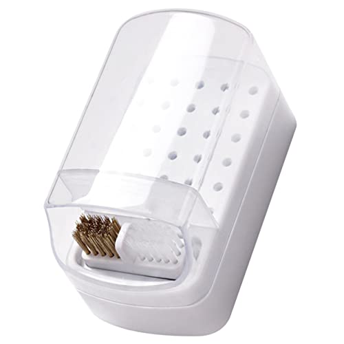WOONEKY Nagelbohrerhalter Aus Hochwertigem Material Transparent Mit Steckplätzen Organizer Für Nagelschleifköpfe Geeignet Für Salon Und Heimgebrauch Praktische Aufbewahrungsbox Für Nagelwe von WOONEKY