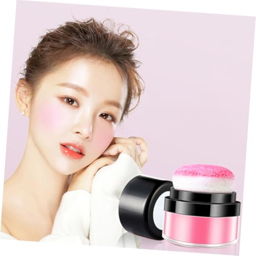 WOONEKY Natürliches Rosiges mit Feinem Puder Dreidimensionaler Gesichtskorrektur und Tragbarem Schwammapplikator Mattierend Geeignet für Makeup und Tägliche Anwendung bei Frauen von WOONEKY