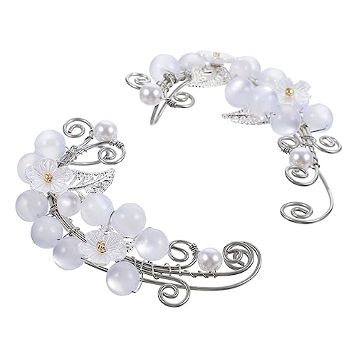 WOONEKY Ohrclips Damen Metall Ohrklemme Statement Ohrschmuck Leicht Langlebig für Frauen und Mädchen ohne Ohrlöcher Modische Ear Langlebig Komfortabel von WOONEKY