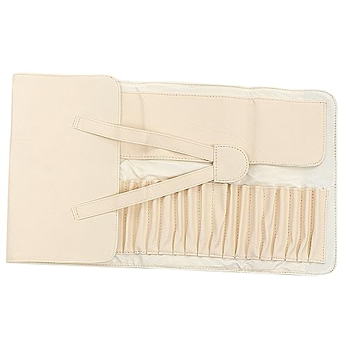 WOONEKY PU Makeup Pinsel Aufbewahrungstasche Fächer Wasserabweisend Leicht Tragbar Für Reisen Zuhause Kosmetik Pinsel Organizer Tasche von WOONEKY
